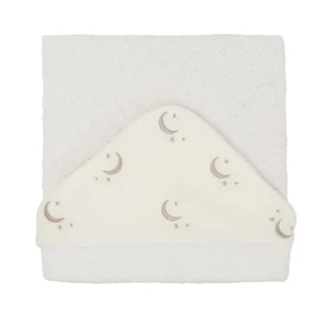 ACCAPPATOIO QUADRATO 75X75 BIANCO E GRIGIO RICAMATO