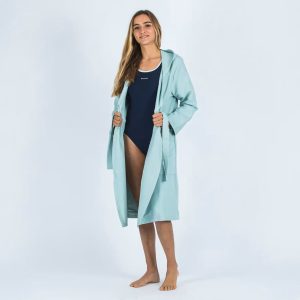 Accappatoio microfibra donna compatto verde