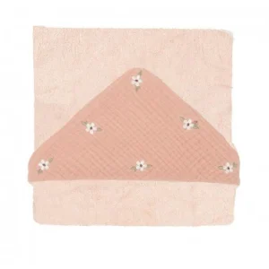 ACCAPPATOIO QUADRATO 75X75 ROSA RICAMATO